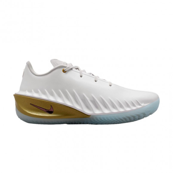 Nike Air Zom GT Cut 4 EP 'White Metallic Gold Light Chocolate' | Men's Size 8 - IB6728-100