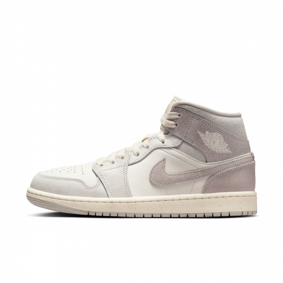 Air Jordan 1 Mid SE-sko til kvinder - grå - IB7010-001