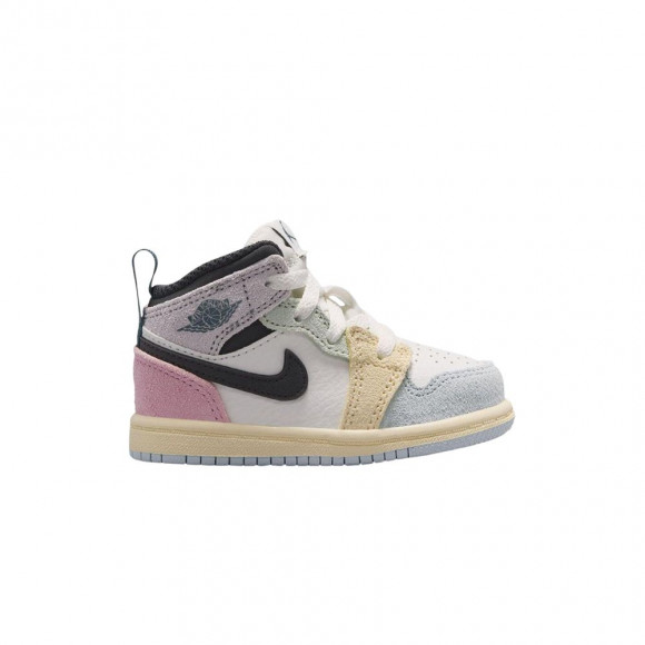 Air Jordan 1 Mid SE TD 'Sail Iced Jade' | Multi-Color | Infant Size 3 - IB7054-100