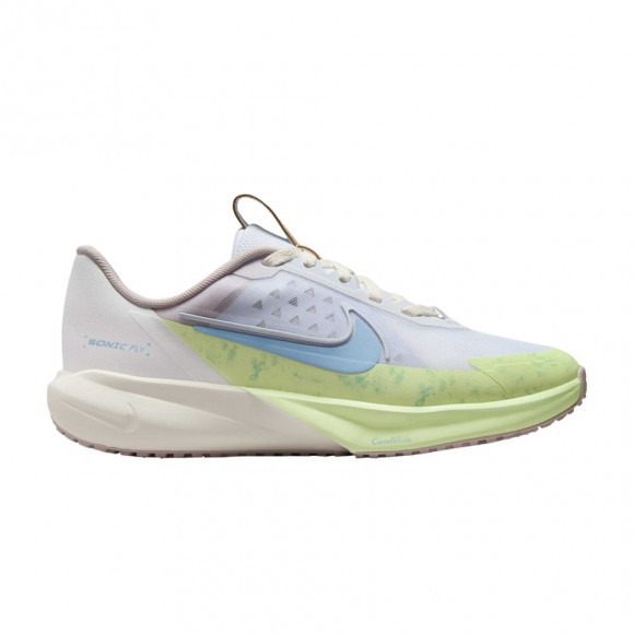 Nike Sonic Fly GS 'White Psychic Blue Fluorescent' | Cream | Kid's Size 6 - IB8886-141