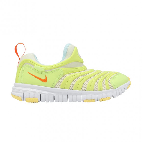 Nike Dynamo Free BR PS 'Coconut Milk Safety Orange' | Green | Kid's Size 11 - IB8893-181