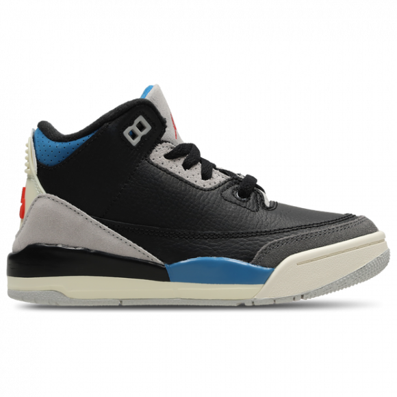 Jordan Aj3 Retro Unisex Shoes - Black - Size: 13.5 - Leather - Foot Locker - IB8969-004