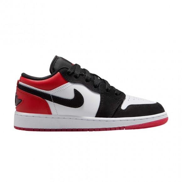 Air Jordan 1 Low SE GS 'Black Toe' | White | Kid's Size 7 - IB8970-106