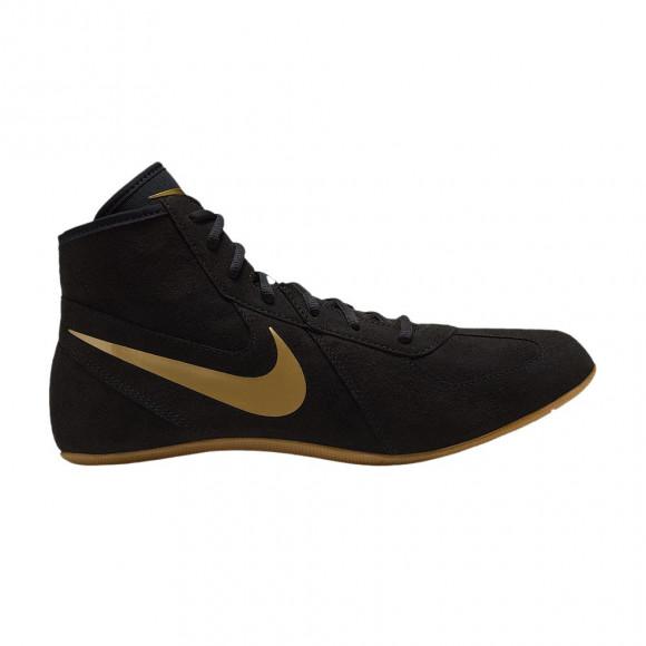 Nike Footsweep 2 Wrestling 'Black Gum Light Brown Metallic Gold' | Men's Size 9.5 - IB9555-002