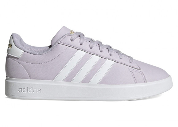 adidas Grand Court Silver Dawn Cloud White Gold Metallic (Women's) - ID4478