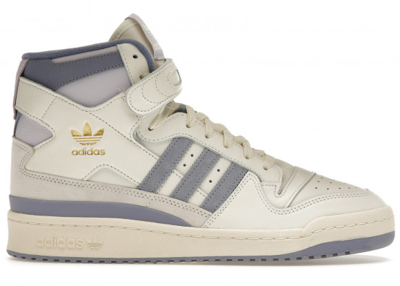 Adidas Men's Forum 84 Hi-Top Sneakers in Off White/Silver Violet - ID7316