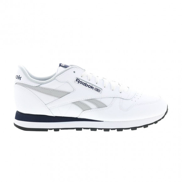 Reebok Classic Leather 'White Grey Vector Navy' | Men's Size 4.5 - ID9914
