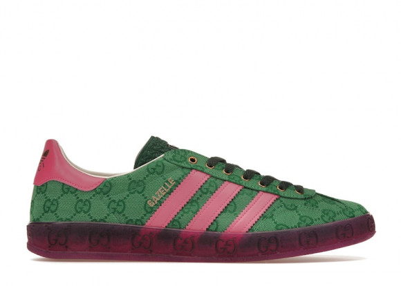 adidas x Gucci Gazelle Green GG Monogram (Women's) - IE4795-/-737967FAAW33746