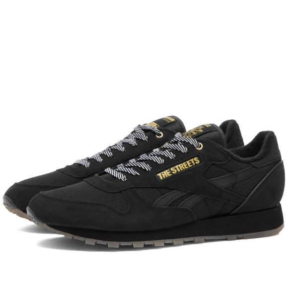 Reebok x The Streets by END. Classic Leather Black/Gold Metallic/White - IE5902