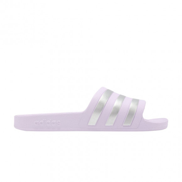 Adidas Wmns Adilette Aqua Slide 'Ice Lavender Matte Silver' | Purple | Women's Size 8 - IE8920