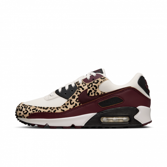 Nike Air Max 90 Leopard Burgundy (Women's) - IF1619-102