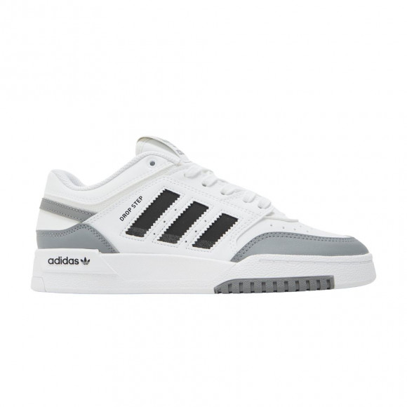 adidas Drop Step Low J 'White Black Grey' | Kid's Size 4.5 - IF1865