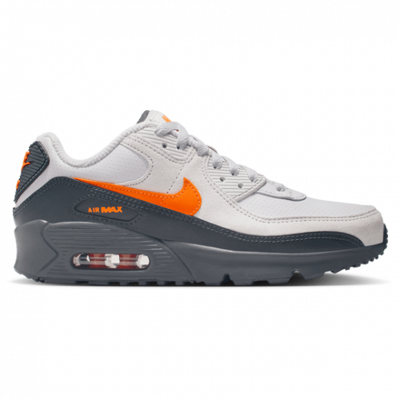 Nike Air Max 90 GS 'Vast Grey Safety Orange' | Kid's Size 7 - IF2623-003