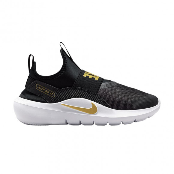 Nike Flex Runner 4 GS 'Black White Blur' | Kid's Size 7 - IF2893-009