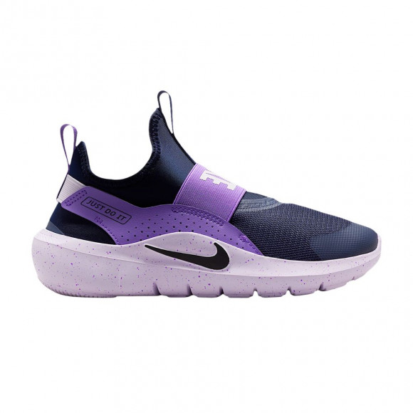 Nike Flex Runner 4 GS 'Blackened Blue Bright Violet Bleached Lilac Black' | Kid's Size 6 - IF2893-406