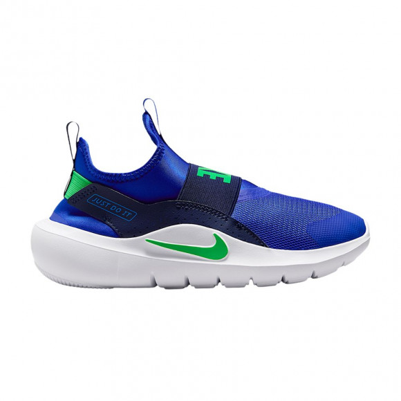Nike Flex Runner 4 GS 'Racer Blue Midnight Navy Aurora Blue Illusion Green' | Kid's Size 3.5 - IF2893-408