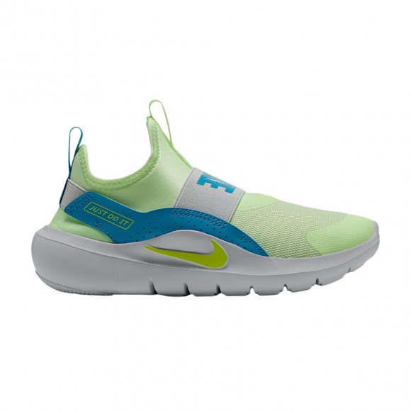 Nike Flex Runner 4 GS 'Barely Volt Light Current Blue' | Kid's Size 7 - IF2893-711