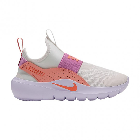 Nike Flex Runner 4 PS 'Sail Crimson Bliss Palest Purple Safety Orange' | Red | Kid's Size 3 - IF2894-107
