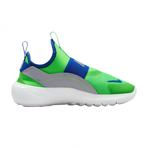 Nike Flex Runner 4 PS 'Green Strike Game Royal' | Blue | Kid's Size 12 - IF2894-301
