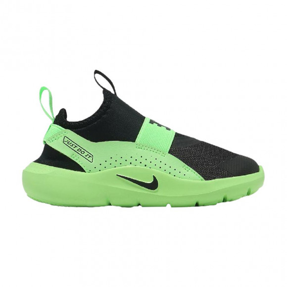 Nike Flex Runner 4 GS 'Black Black-Illusion Green' | Kid's Size 8 - IF2895-010
