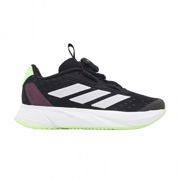 adidas Duramo SL BOA K 'Black White Green Spark' | Kid's Size 4 - IF5984