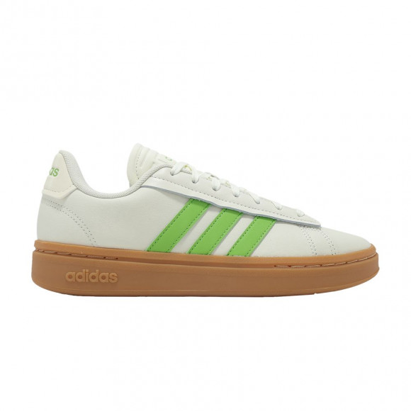 adidas Wmns Grand Court Alpha 'Off White Semi Lucid Lime Gum' | Cream | Women's Size 6.5 - IG0661