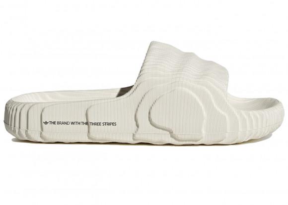 Adidas Women's Adilette 22 W Sneakers in Off White/Off White/Core Black - IG8263