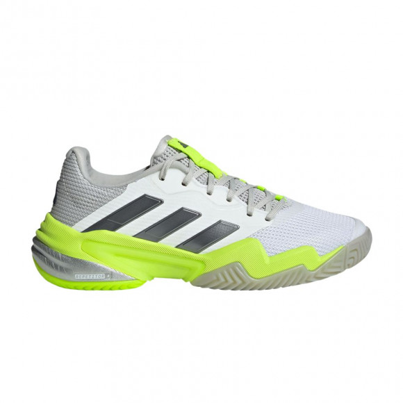 adidas Wmns Barricade 13 'Cloud White Iron Metallic Lucid Lemon' | Women's Size 5 - IH0514