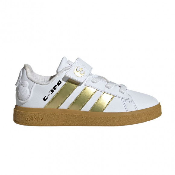 adidas Star Wars x Grand Court 2.0 C 'C-3PO' | White | Kid's Size 3 - IH1135