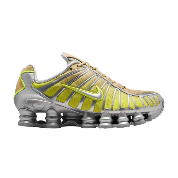 Nike Wmns Shox TL Fade  'Team Gold/Metallic Silver/Pure Platinum/Volt' | Black | Women's Size 7 - IH1336-700