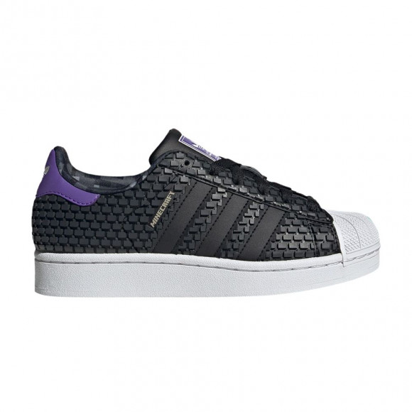 Minecraft x adidas Superstar J 'Enderman' | Black | Kid's Size 6 - IH1740