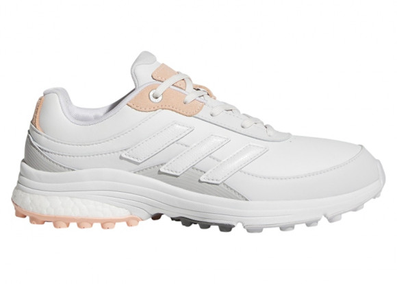 adidas Zoysia Spikeless Golf Dash Grey Crystal White Powder Coral (Women's) - IH2243