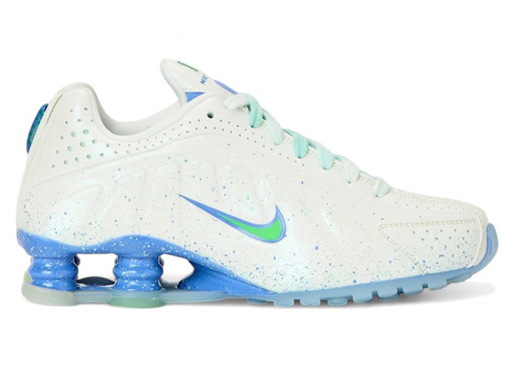 Nike Shox R4 AB White Green Strike Royal Pulse (Women's) - IH2343-100