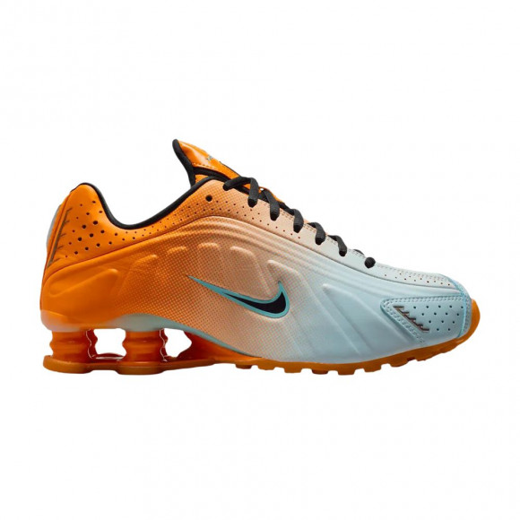 Nike Wmns Shox R4 'Vivid Orange Black Glacier Blue' | Women's Size 9 - IH2343-801