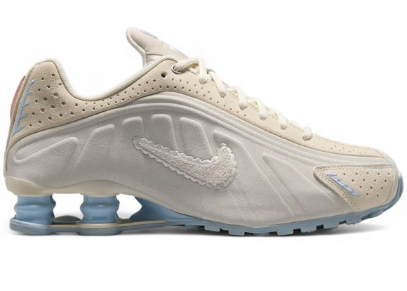 Nike Wmns Shox R4 SE 'Pale Ivory Ornate Swoosh' | Cream | Women's Size 7.5 - IH3572-110