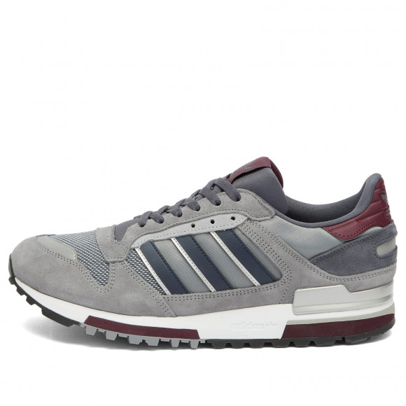 Adidas Men's ZX 600 Sneaker in Grey/Legend Ink/Maroon - IH4060