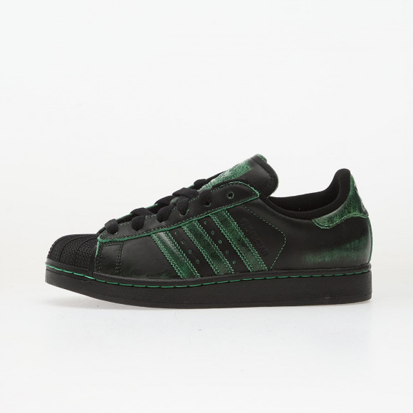 Sneakers adidas Superstar II W Core Black/ Core Black/ Semi Screaming Green - IH4095