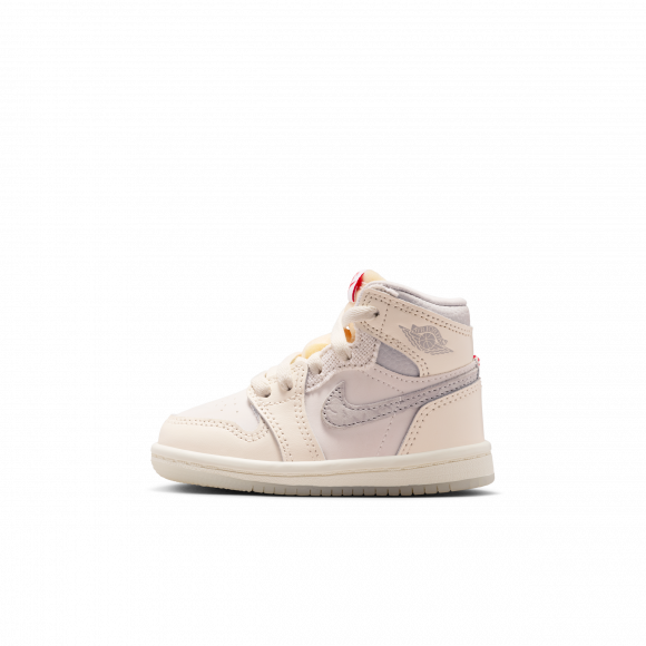 Air Jordan 1 High Retro OG TD 'Sail University Red' | Infant Size 10 - IH4282-100