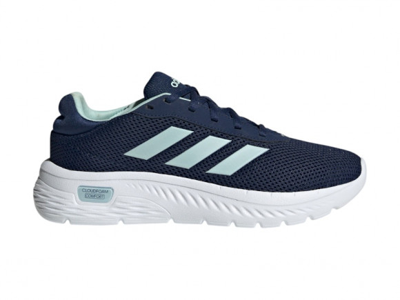 adidas Cloudfoam Comfy Dark Blue Halo Mint Cloud White (Women's) - IH6127