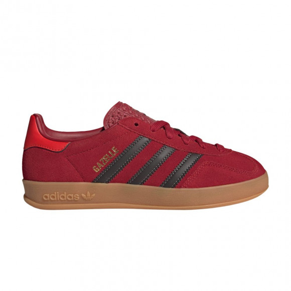 adidas Gazelle Indoor J 'Team Victory Red Aurora Coffee' | Kid's Size 4 - IH6448