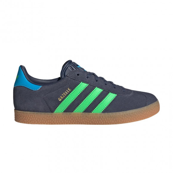adidas Gazelle J 'Shadow Navy Screaming Green Lucid Aquamarine' | Blue | Kid's Size 6 - IH6466