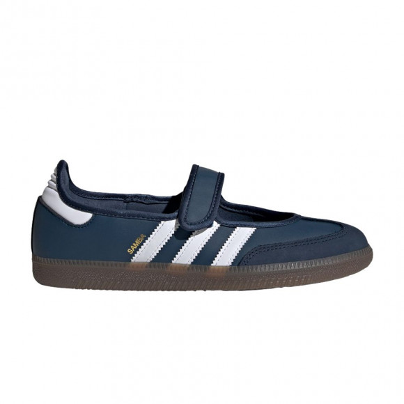 adidas Wmns Samba Mary Jane 'Crew Navy White Gold Metallic' | Blue | Women's Size 9 - IH6484