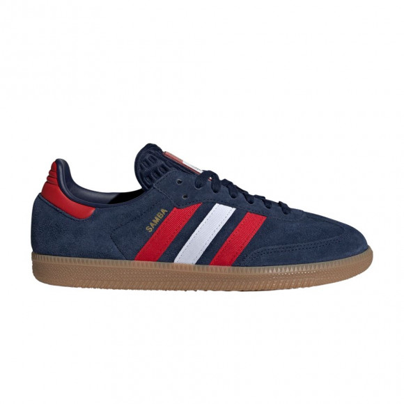 adidas Samba OG 'Night Indigo Better Scarlet Cloud White' | Blue | Men's Size 6 - IH6828