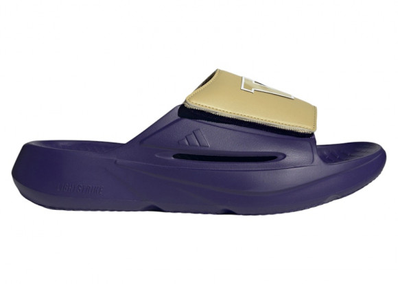 adidas NCAA x Lightblaze Slide 'Washington Huskies' | Purple | Men's Size 5 - IH7123
