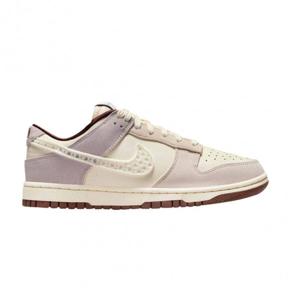Nike Wmns Dunk Low LX 'Crochet Swoosh' | Cream | Women's Size 10 - IH7353-010