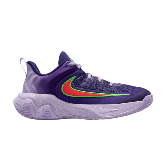 Nike Giannis Immortality 4 GS 'Court Purple/Hydrangeas/White/Bright Crimson' | Kid's Size 5 - IH7664-502