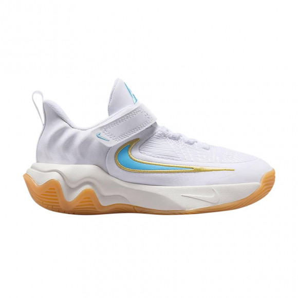 Nike Giannis Immortality 4 PS 'White Aquarius Blue' | Kid's Size 3 - IH7665-100