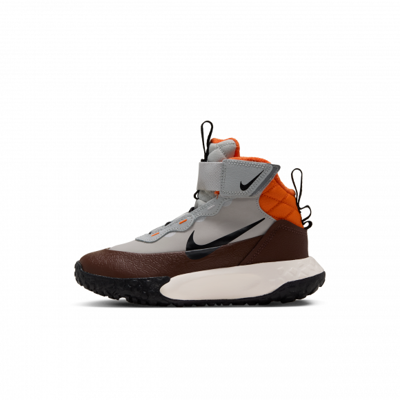 Nike Terrascout PS 'Grey Fog Safety Orange' | Kid's Size 3 - IH7681-004