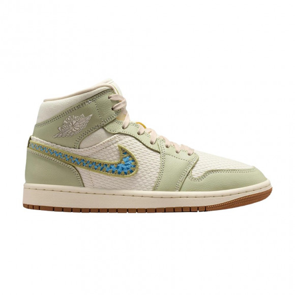 Wmns Air Jordan 1 Mid SE 'Olive Aura' | Green | Women's Size 9.5 - II0570-302