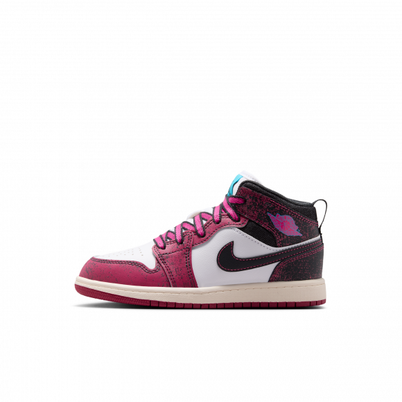 Jordan 1 Mid SE kleuterschoenen - Paars - II0591-600